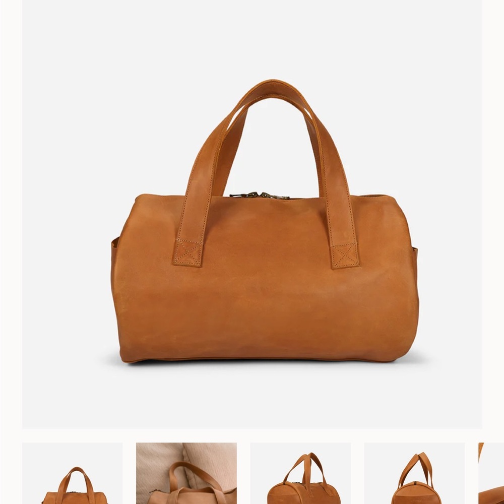 Parker Clay duffle Elegant full grain Leather Women's Bag